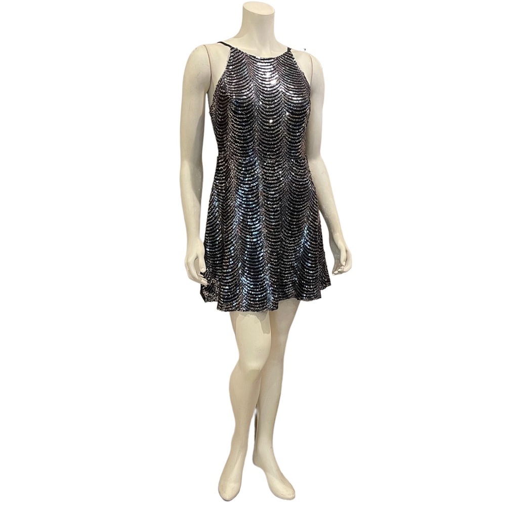 Sequined Party Mini Dress